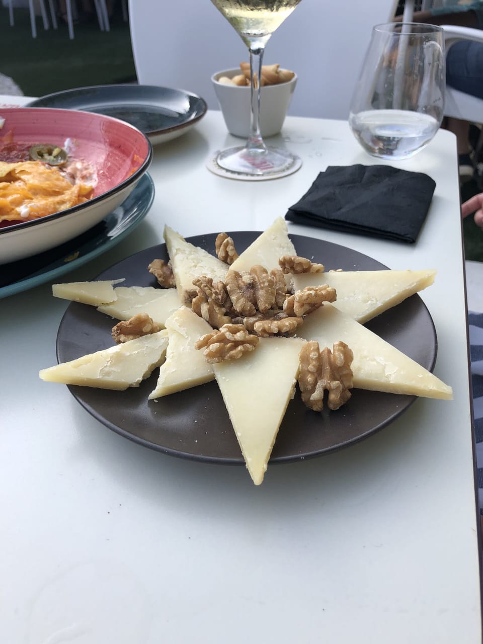 Manchengo cheese at our favourite bar 'Utopia' (behind the BP garage in La Cala
