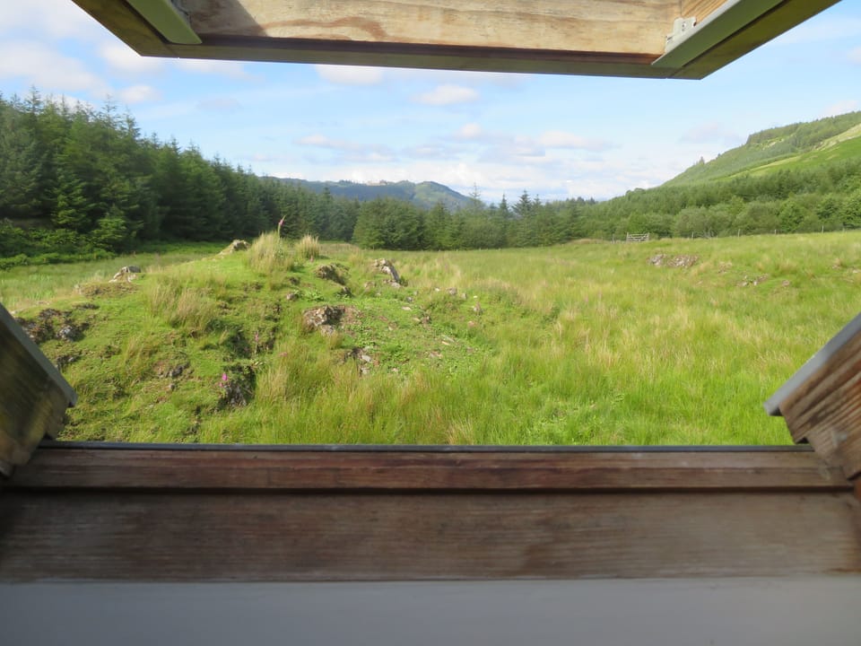 View from upstairs back velux.