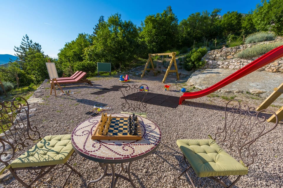 Kids playground and second sundeck in complete privacy