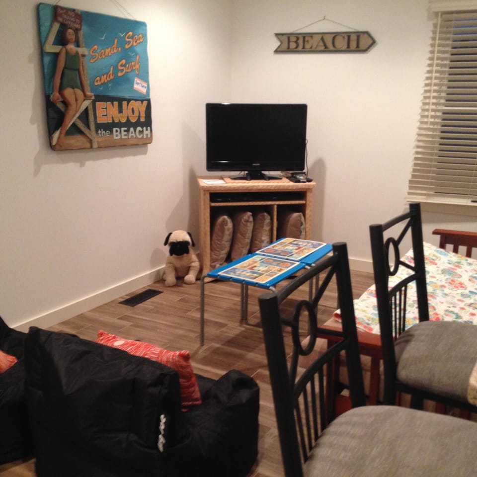 Kids room off the kitchen