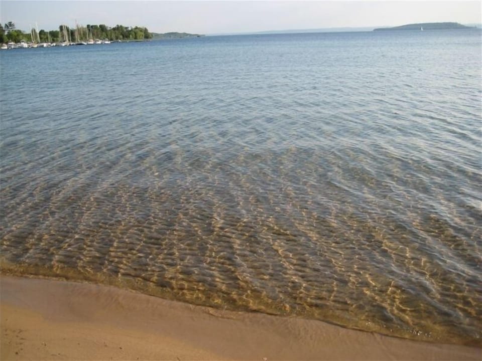 Beach with Marina Left, Power Island on the Right, TC in the Distance