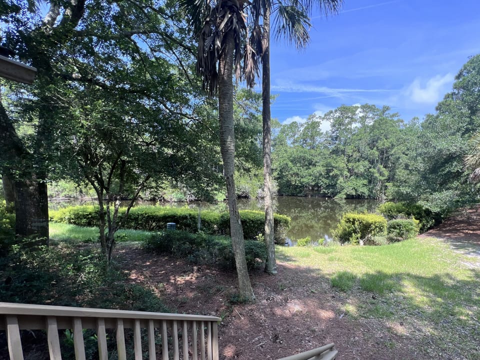 View of lagoon from back deck
