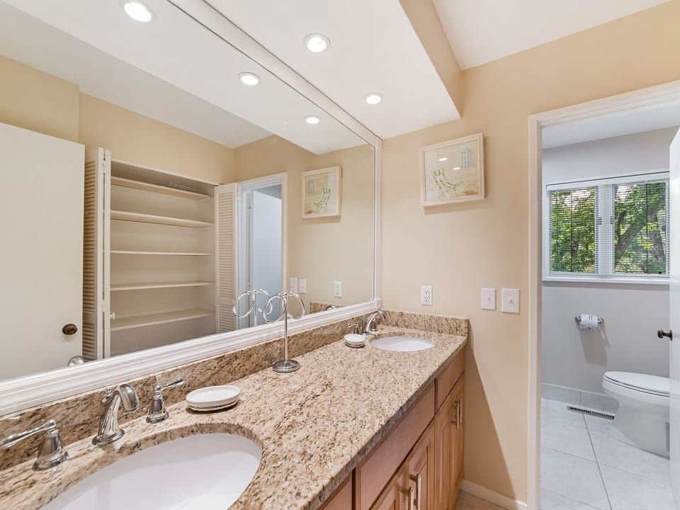 Guest Bathroom with Double Vanity at 26 West Beach Lagoon