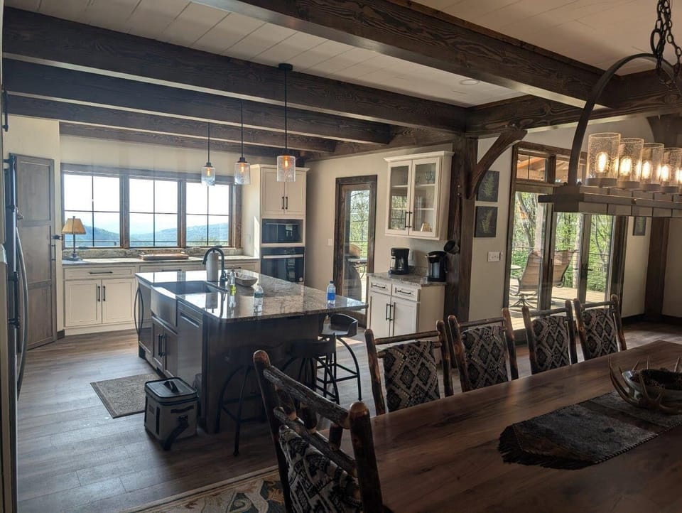 Large luxury kitchen space
