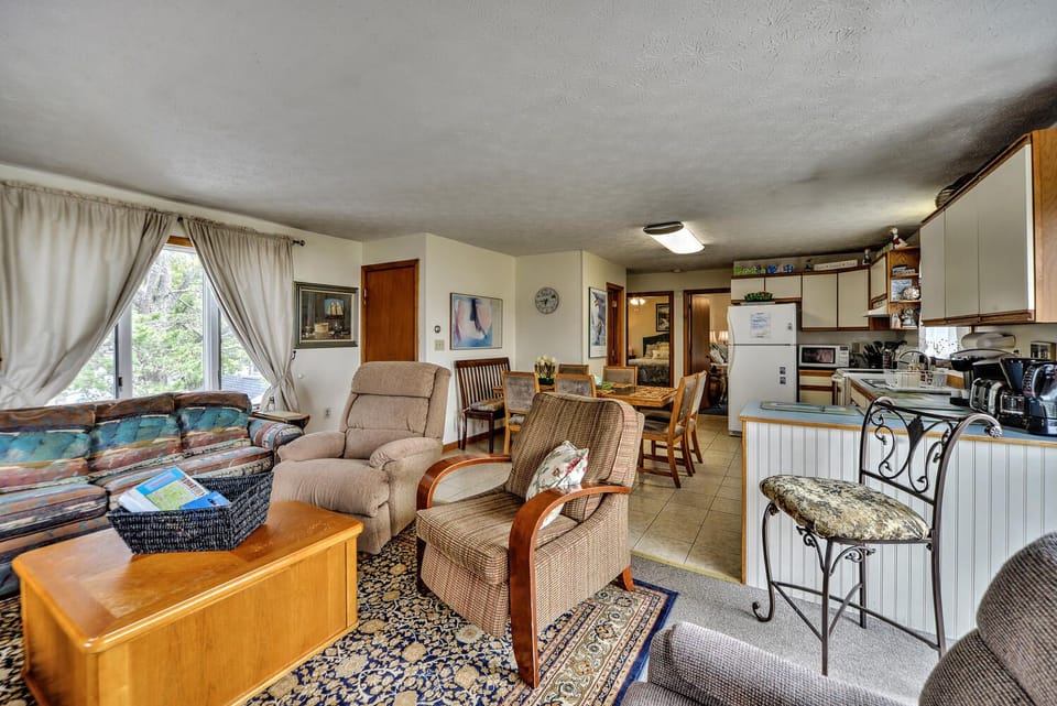 View of combined living room/kitchen