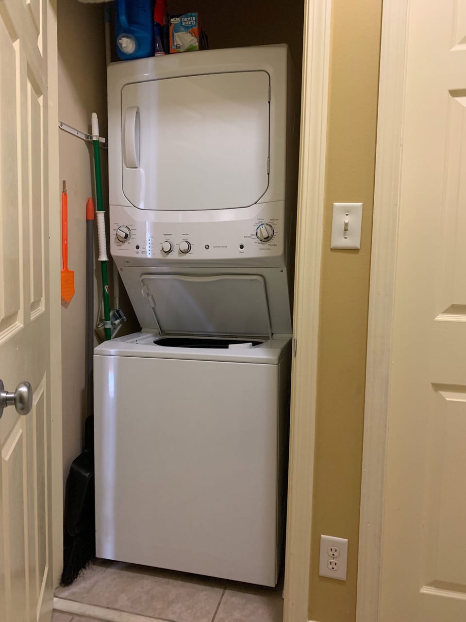 Washer and dryer 