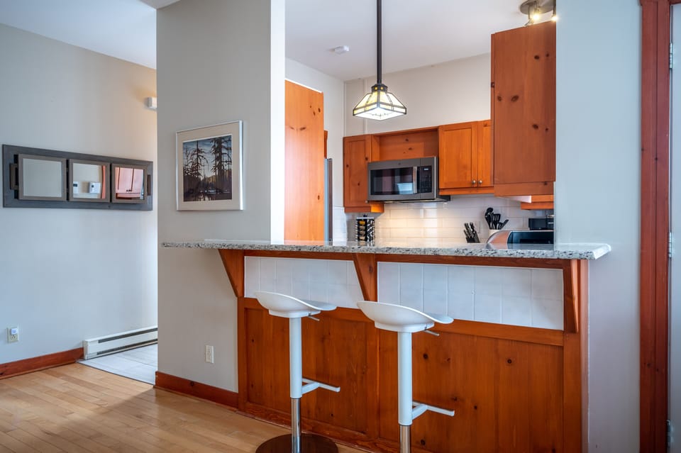 Breakfast Counter looking into Kitchen