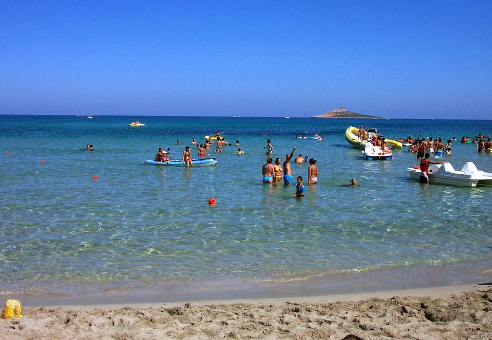 beautiful beach of Capaci