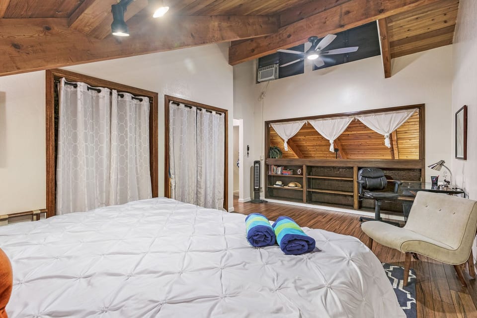 master bedroom with king bed