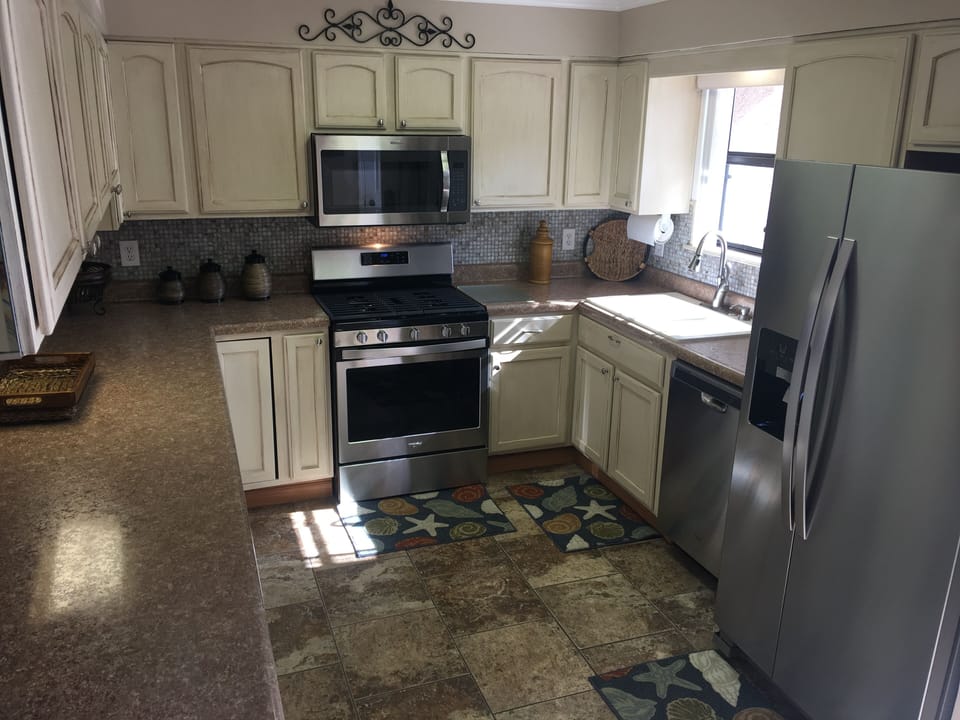 Large kitchen. 