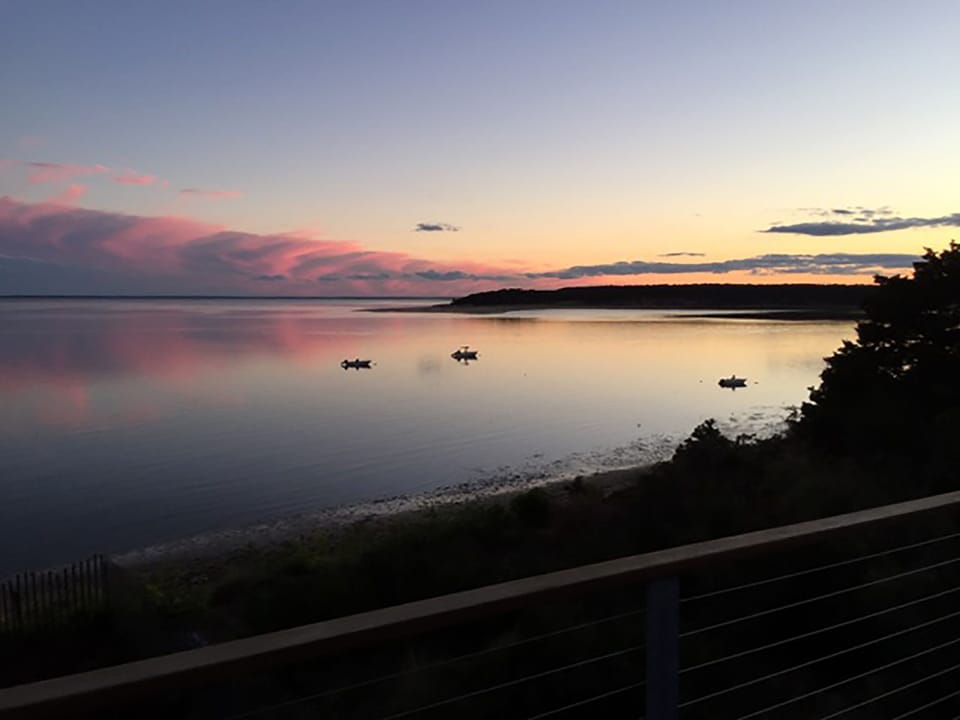 Sunset from the Top Deck.