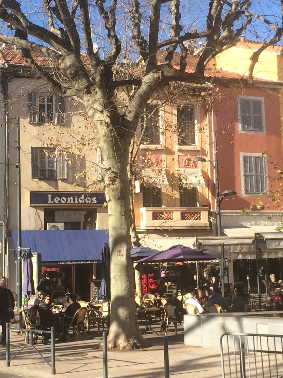 The place de Vence 5 min away