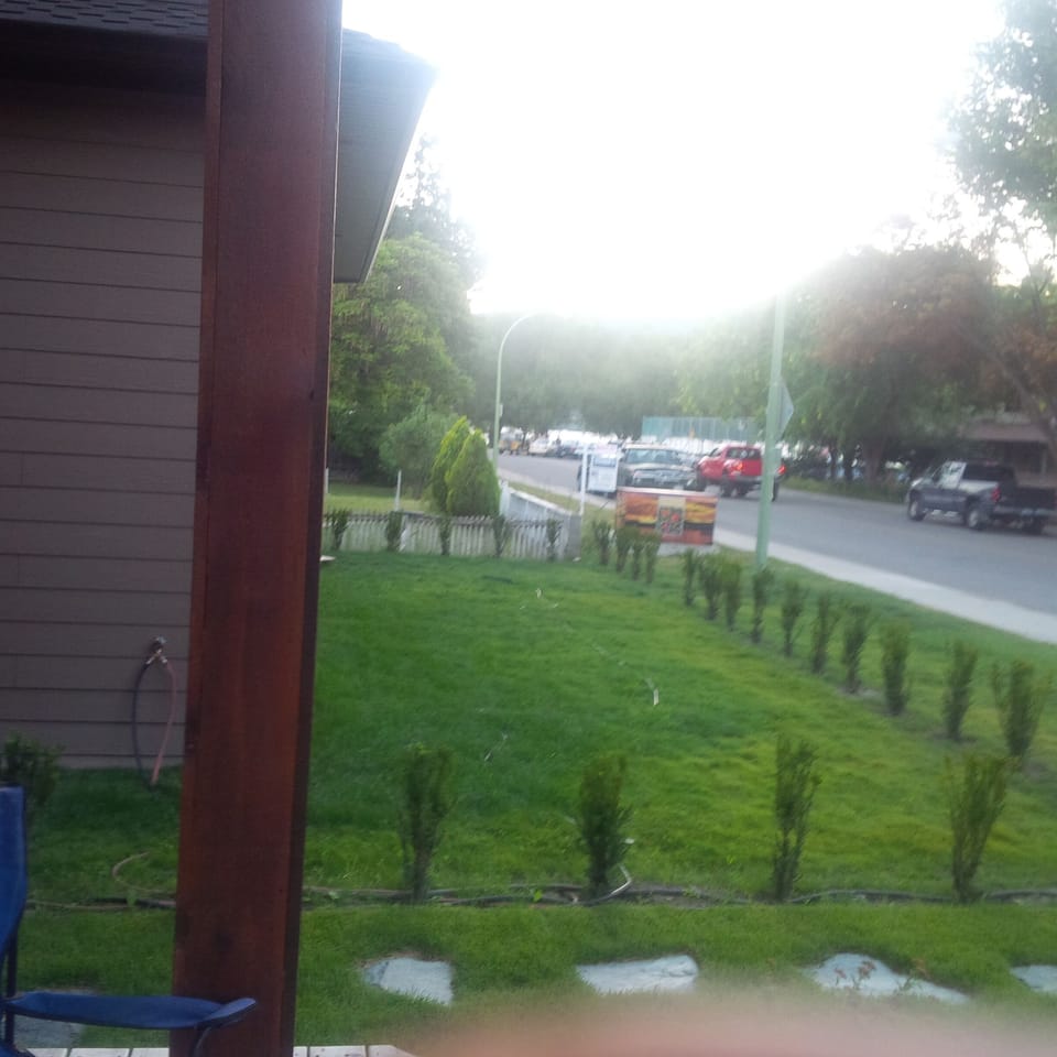 view of lake from front deck