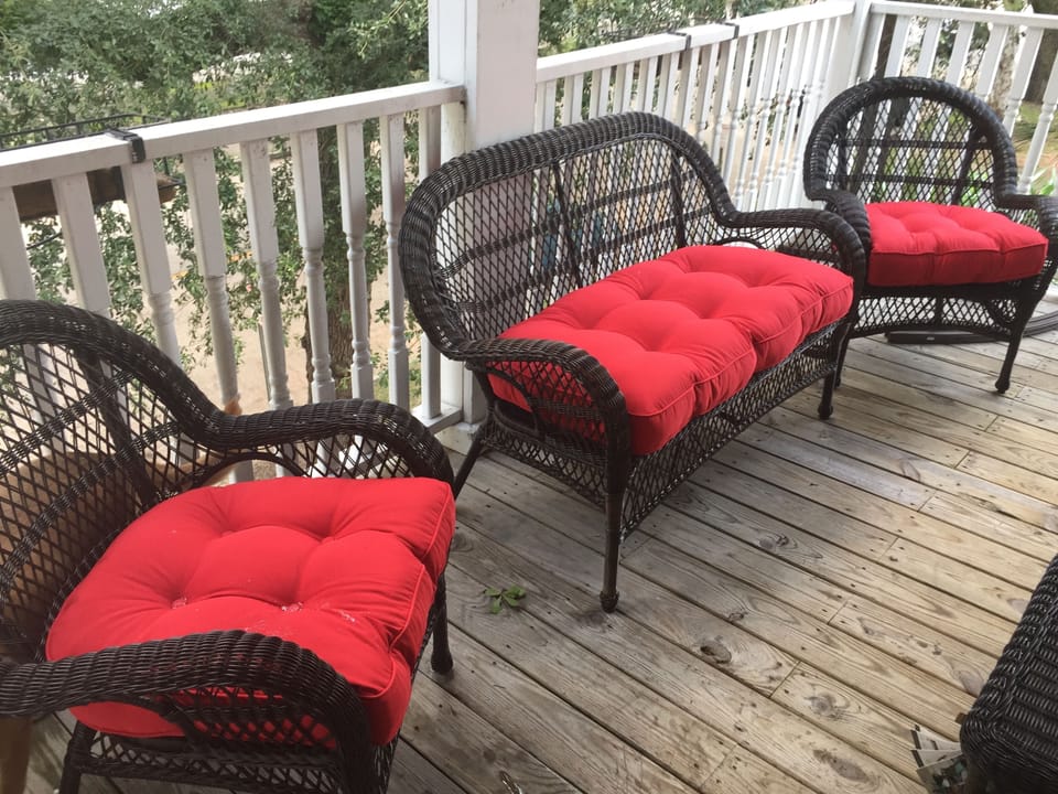 Front Balcony (table not shown)