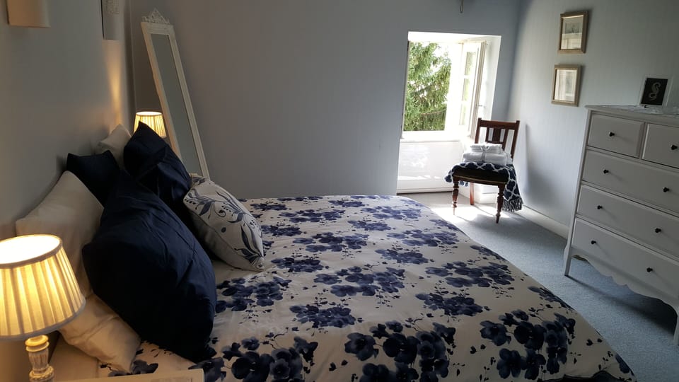 Blue bedroom