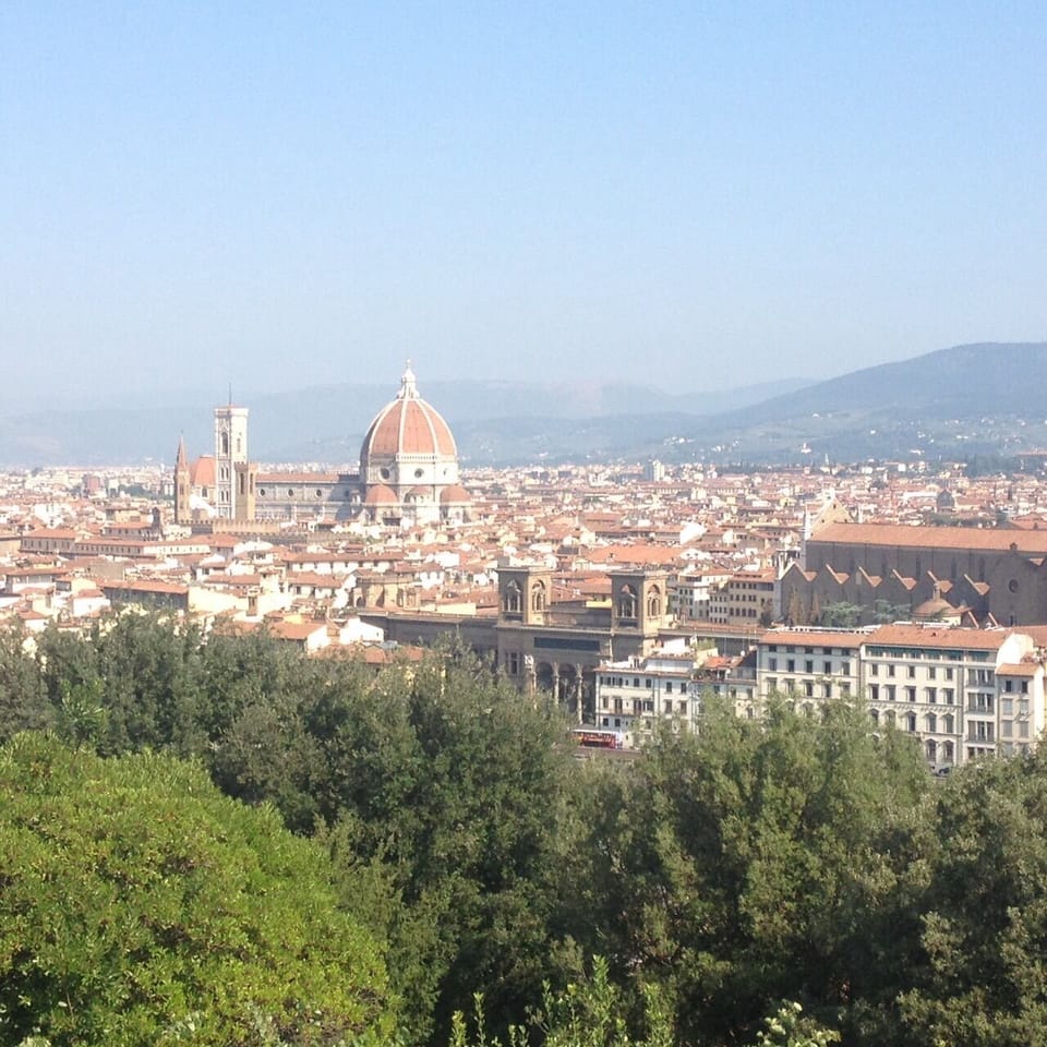 Florence, view from Boboli Gardens.  My favourite city in the whole world!