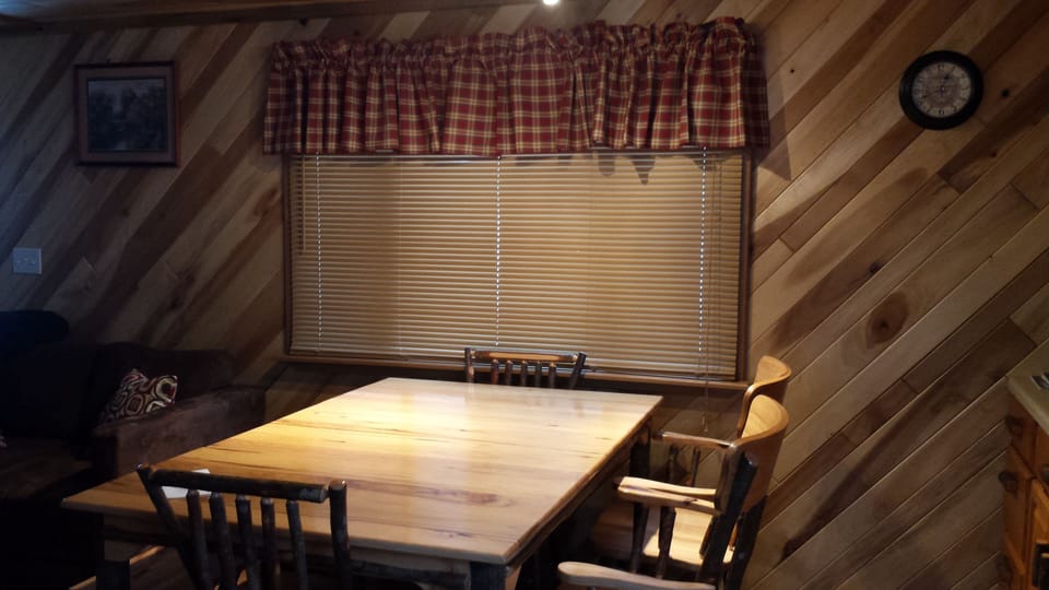 Dining Area - 4 chairs, and a bench