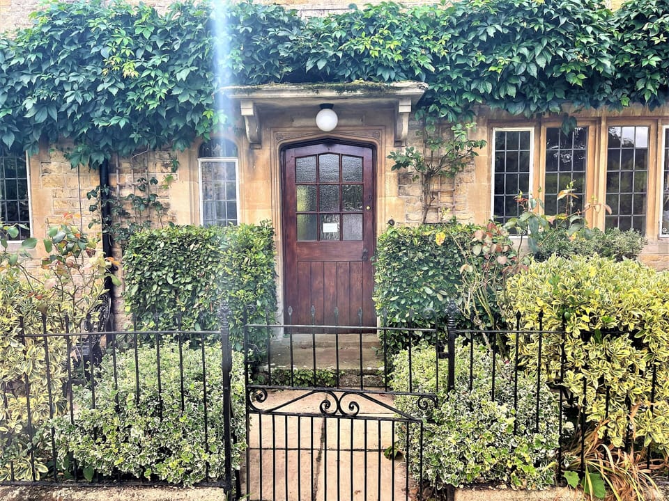 The front door in detail