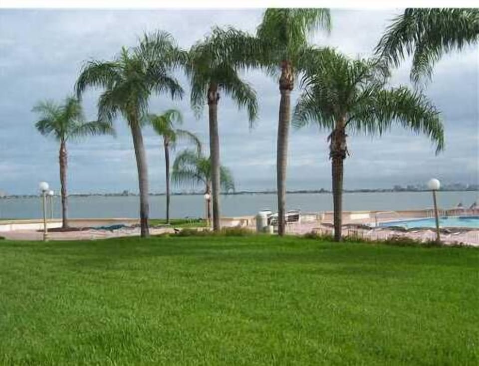 View of Boca Ciega  Bay from pool