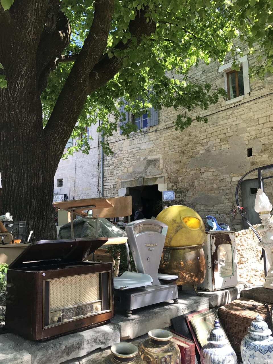 Barjac's famous antique markets over Easter during August