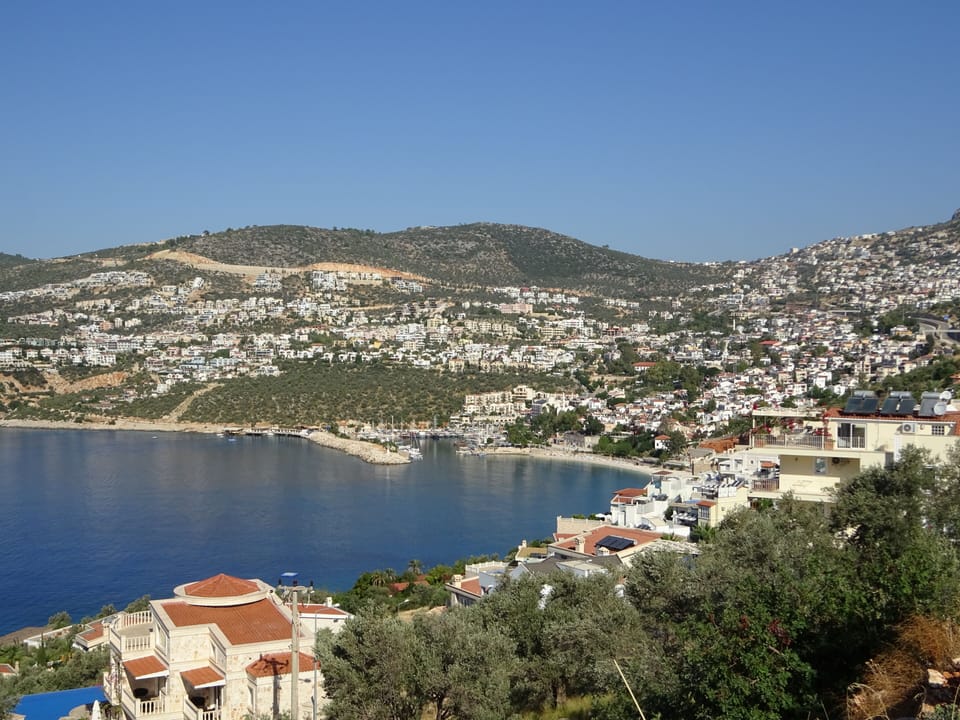 Kalkan town from Kisla