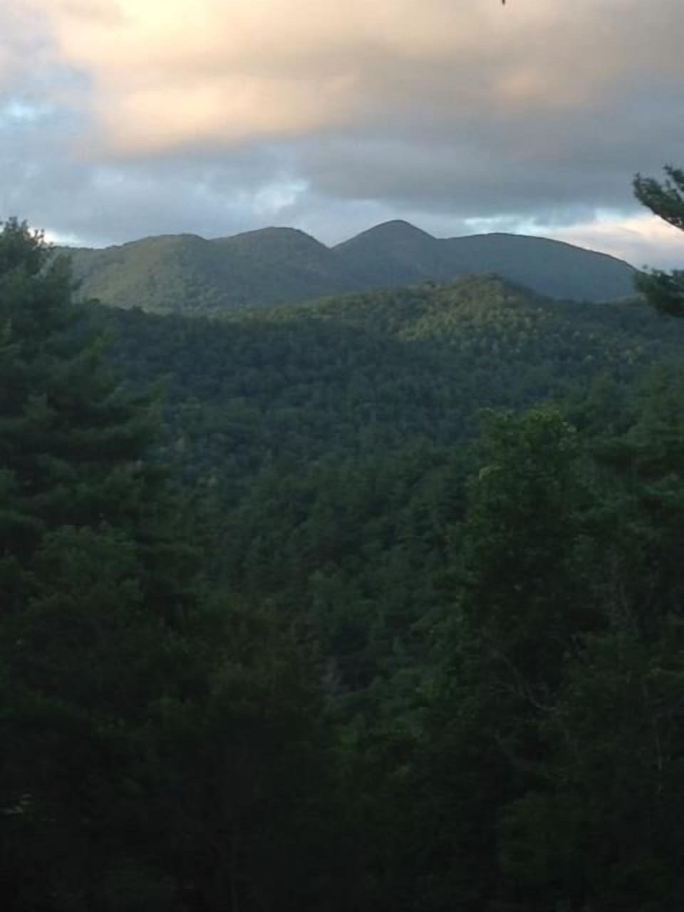 View off back deck.