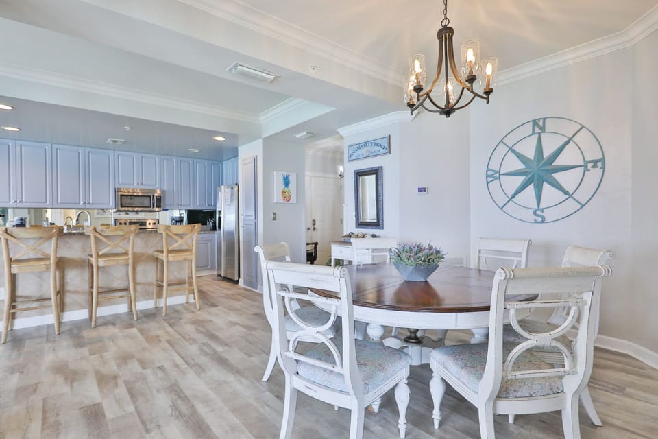 Dining table.