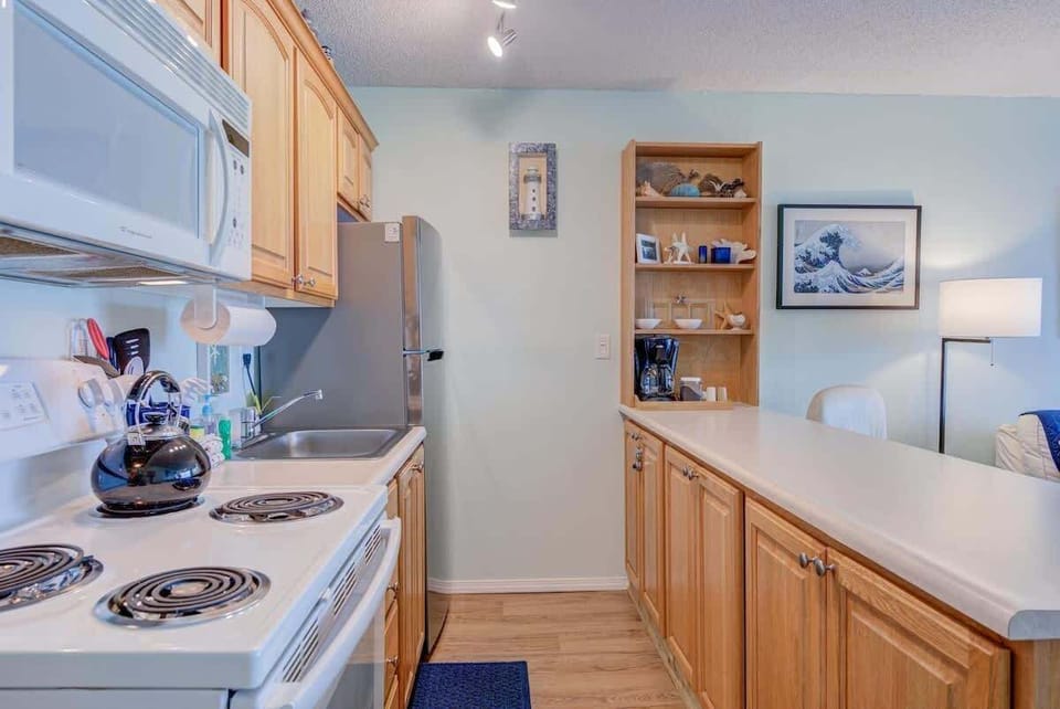 The new owners have updated many aspects of their kitchen