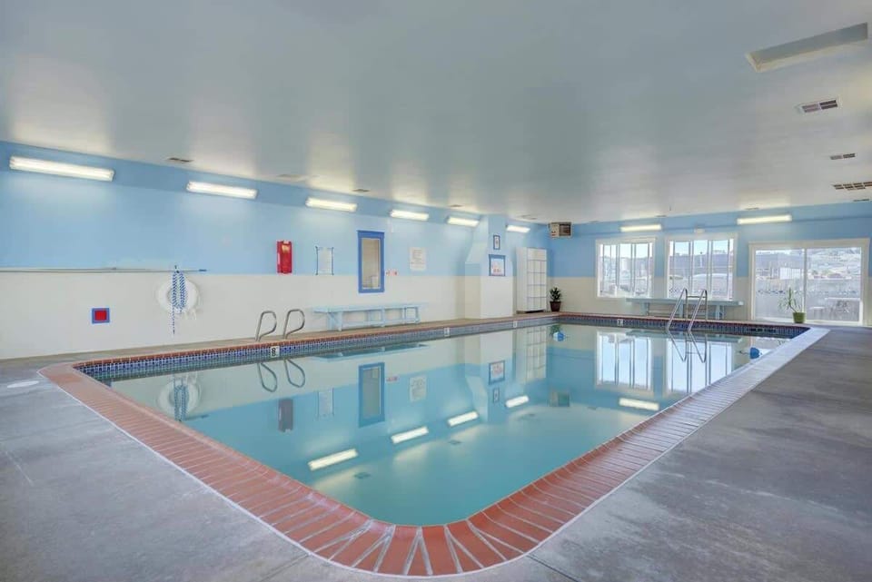 Take a dip in our indoor heated pool