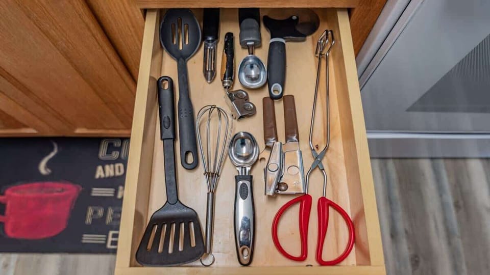 All the utensils you need 