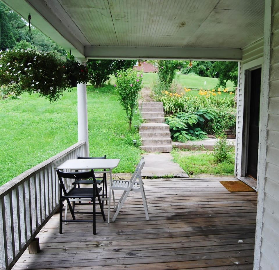 The side porch.