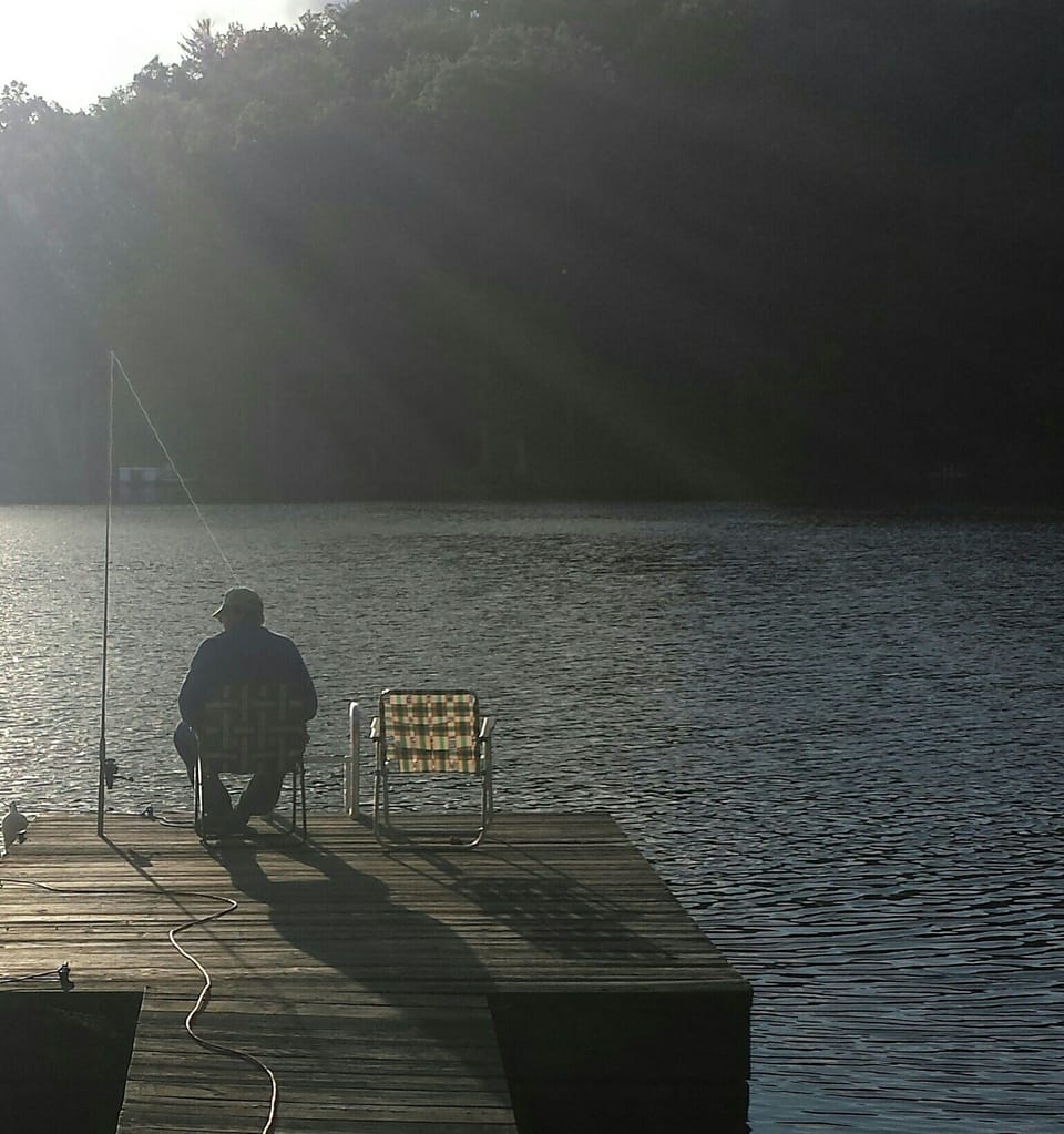 Large dock in No Wake Zone. 