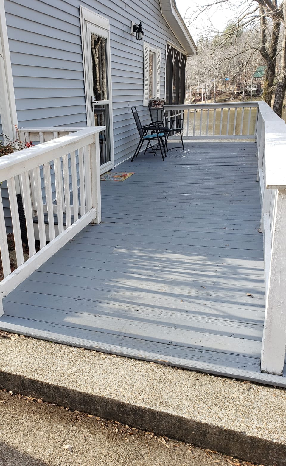 Only one step up from your car into the house main level.