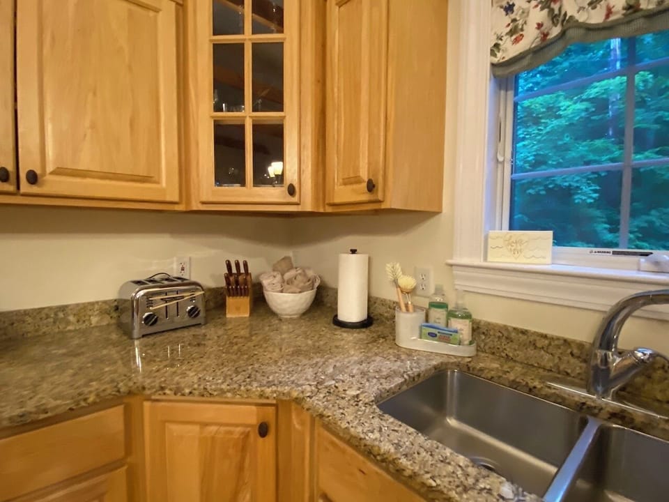 Not shown but provided: blender, griddle, waffle press, crock pot, lobster pot