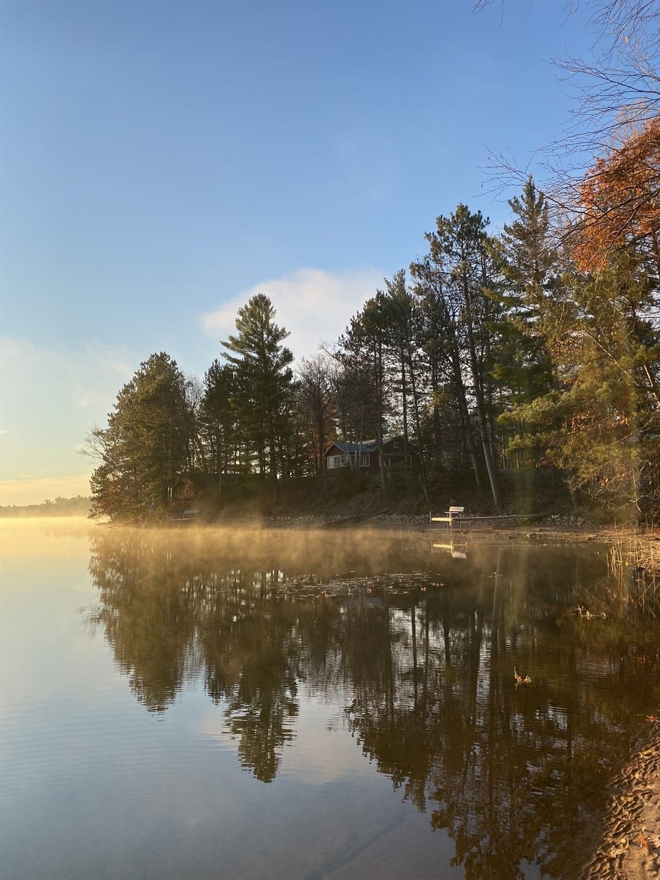 Located in a Quiet Bay on Alder Lake