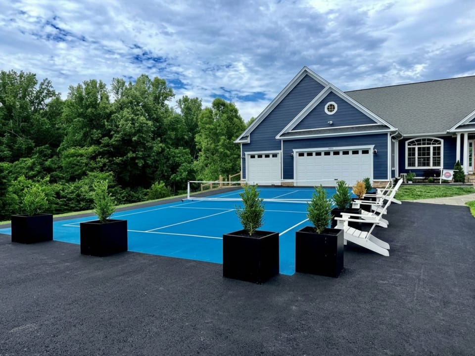 Dink away on our private pickleball court