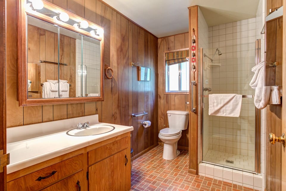 Master bathroom with shower only