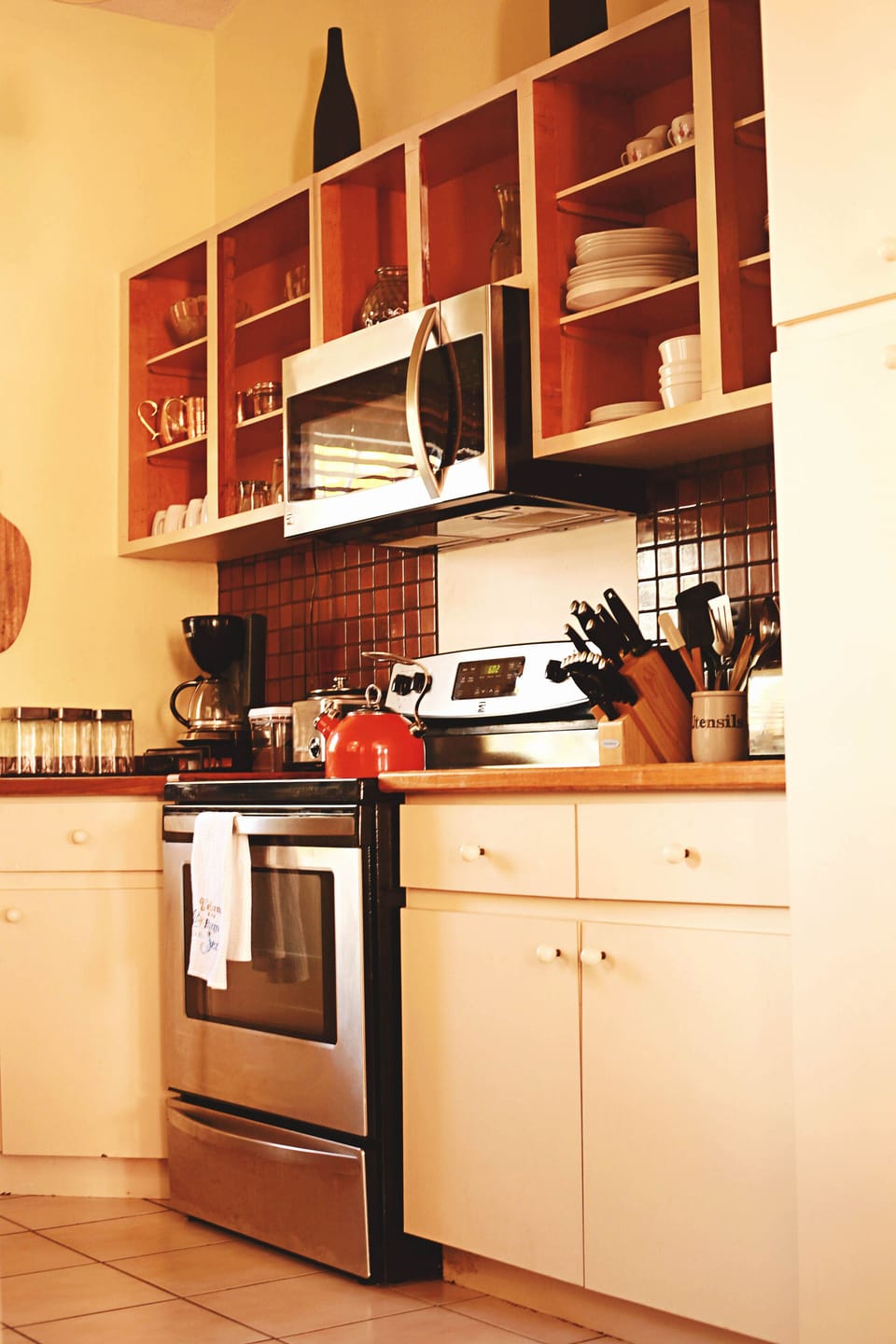 Fully equipped kitchen with modern appliances for your culinary masterpieces