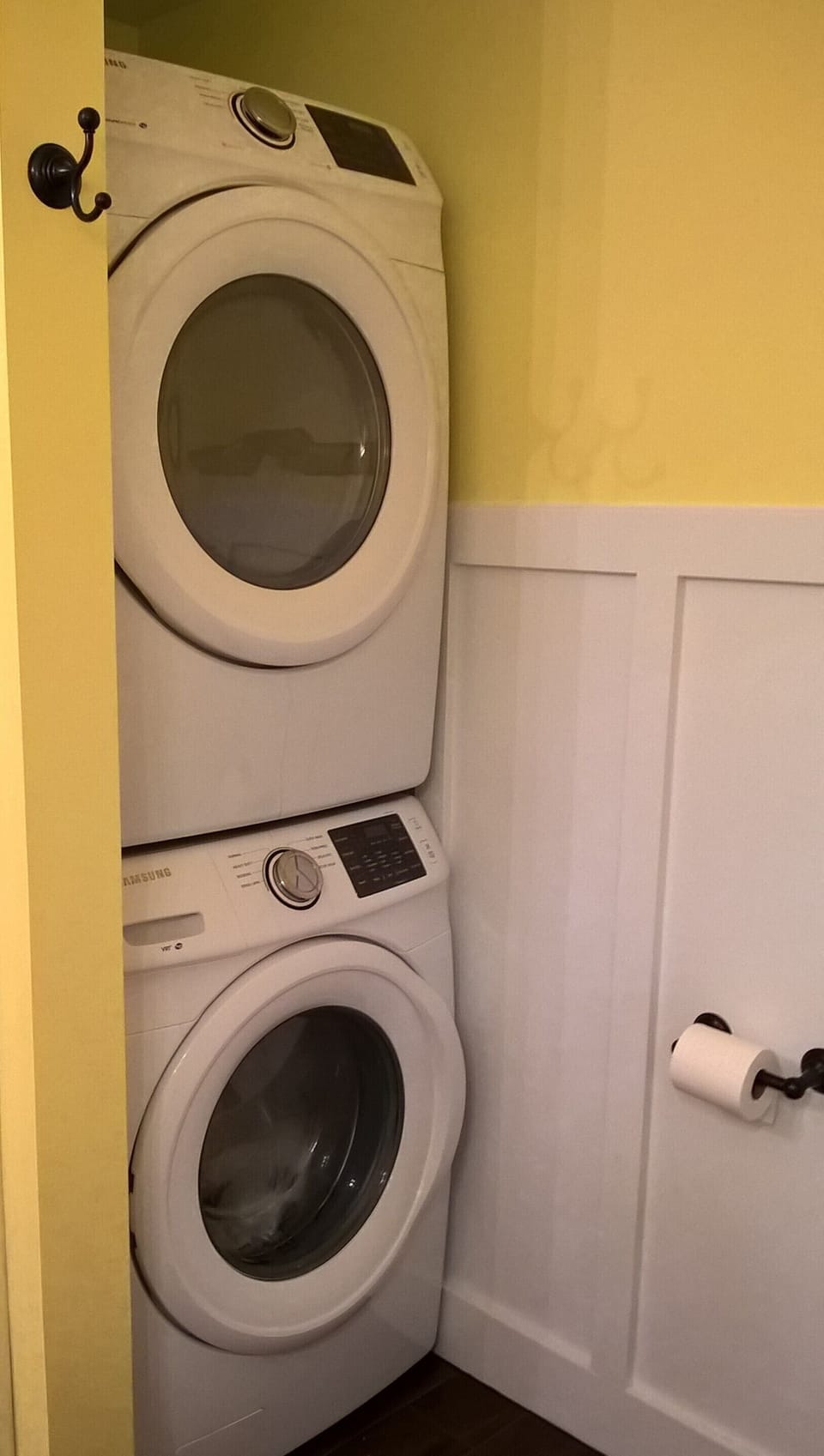 Full-size washer and dryer