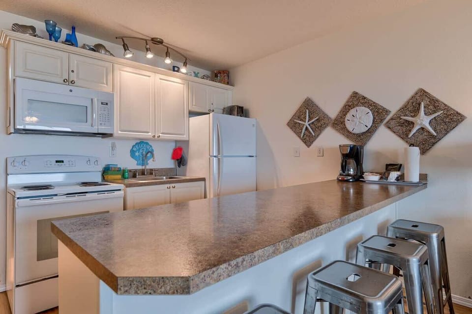 Enjoy having your own full kitchen