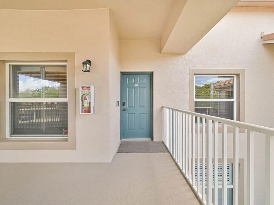 Front door with SmartLock
