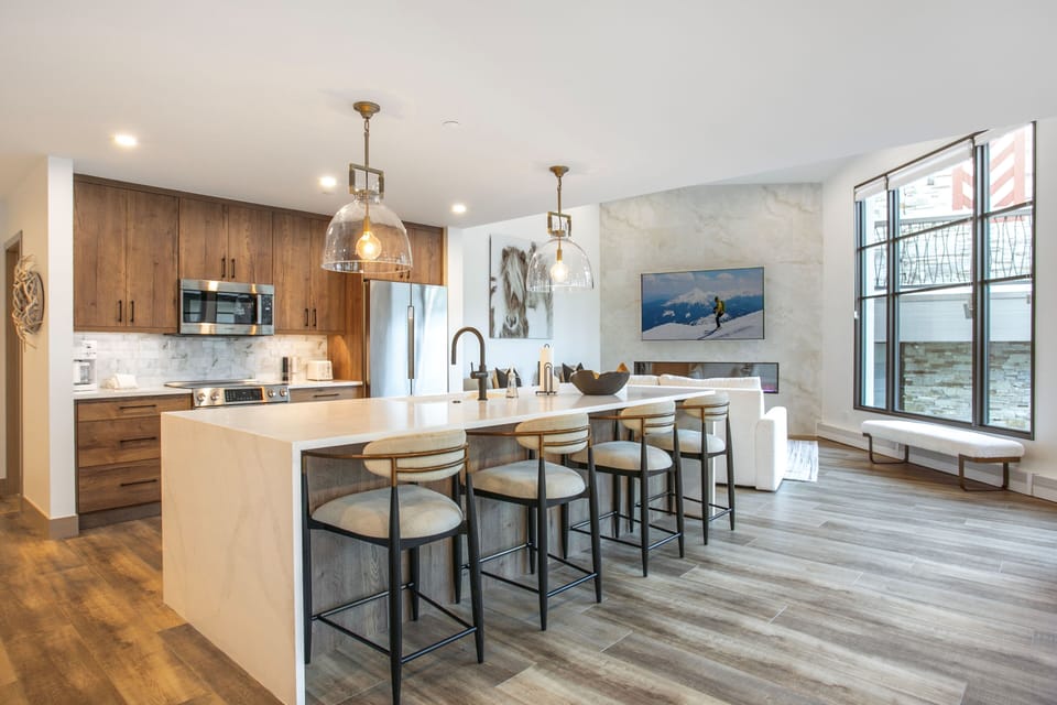 Kitchen and Living Room