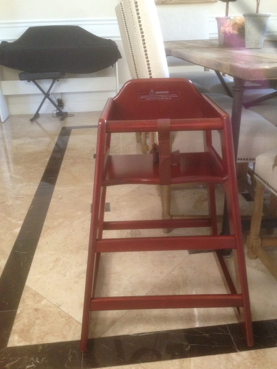 High chair for baby or small child