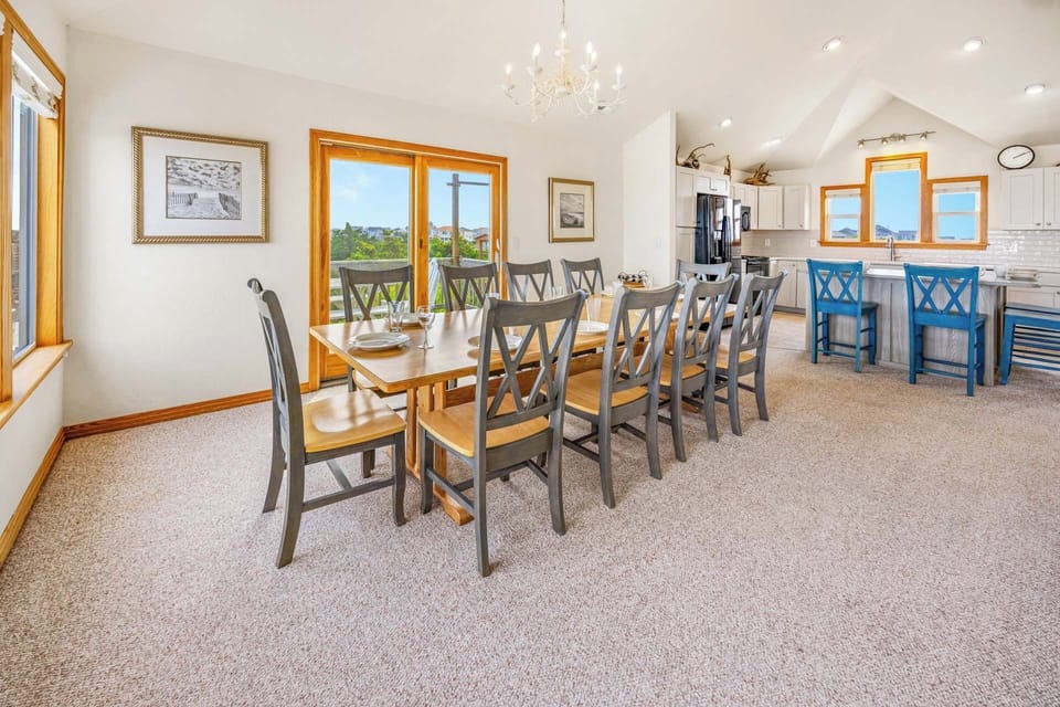 Surf or Sound Realty - 280 - Heaven Too - Dining Area -3