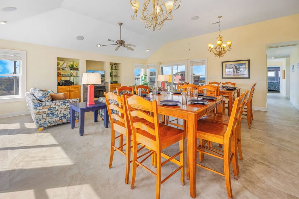 Surf or Sound Realty - 595 - Tropical Paradise - Dining area -3