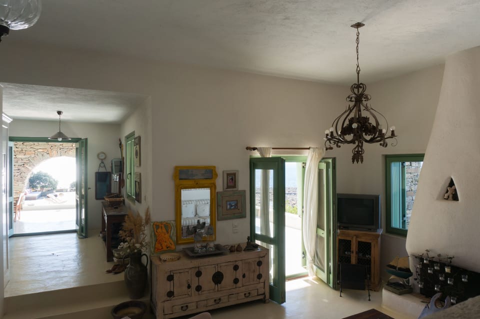 The main living and kitchen areas