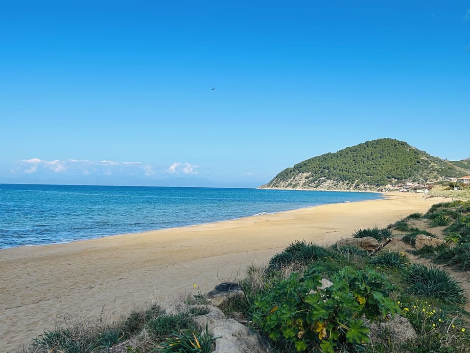Nearby sandy beaches