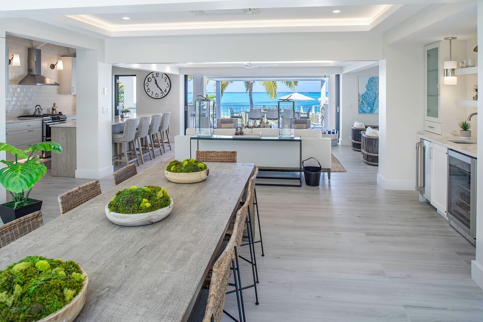 Indoor dining area