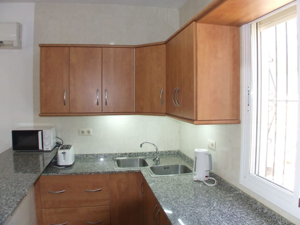 Kitchen in the Old Stables at Finca Arboleda.
