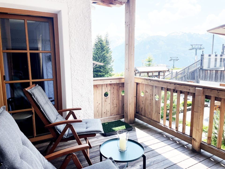 View from balcony.